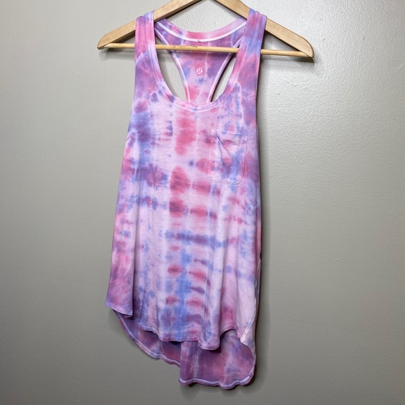 lululemon athletica Tops - Lululemon Pocket Tank Wonderland Dye